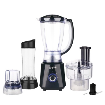 Electric Food Blender Processor Deluxe 4in1 Nutri Smoothie Maker - 1.5L Jug, 400W Juicer Chopper Slicer Shredder
