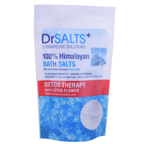 100% компостируемая косметическая соль для ванн LipBalm Ziplock Packaging