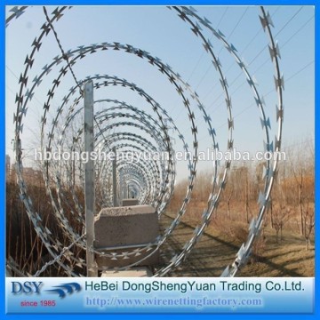 hot sale Security fencing razor barbed wire/razor combat wire/safety razor wire