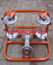 Cable Roller With Ground Plate