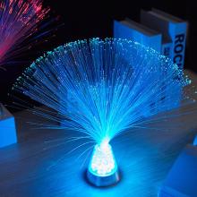 Colorful Flaming Fiber Optic Flower Lamp for Children - Creative Night Light