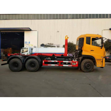 6x4 trailer trucks hook arm garbage truck