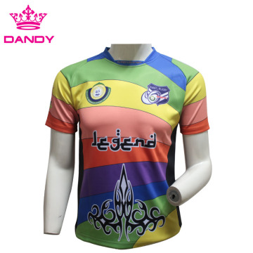 Neuestes jugendliches atmungsaktives Rugby-Trikot