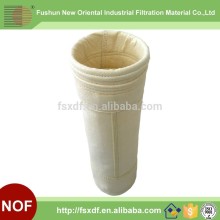 High temperature fiberglass filter bag for air filteration