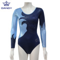 Prilagođene mornarsko plave gimnastike Leotards