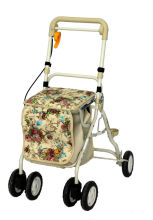 Disabled helper plastic grocery personal folding shopping carts