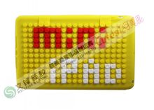 Yellow Round Dot Diy Jigsaw Puzzle Mini Ipad Silicone Cases For Ipad