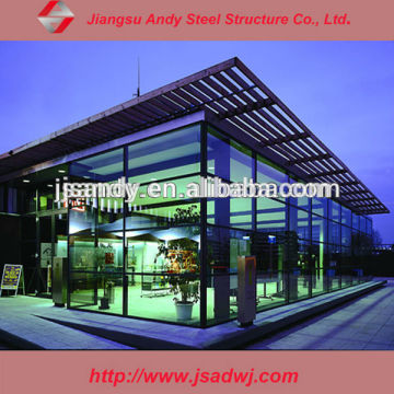 Glass Wall Steel Structure Exhibition