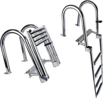 Allshine Marine Telescoping Dock and Pontoon Boat Ladders