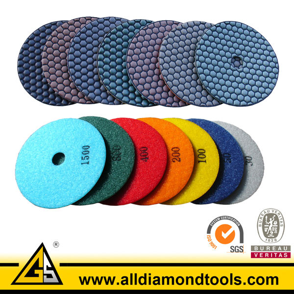 Dry Flexible Granite Marble Polishing Pads for Angle Grinder