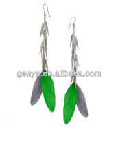 Fashion pendant feather Earring