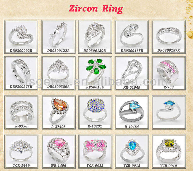 Wholesale Factory Price Fashionable 925 Sterling Silver Rhodium Color Plated Round Cubic Zirconia Ring for Woman