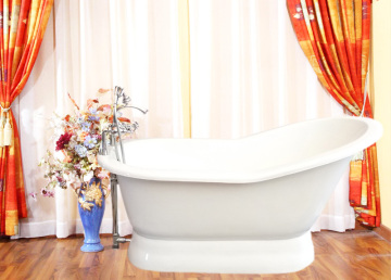 European Slipper Cast Iron Bathtub