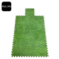 Tapis de puzzle en mousse EVA imbriquée pour impression d'herbe