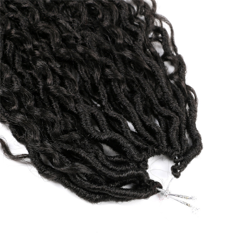 River Faux Locs Crochet Hair Pre Looped Messy Goddess River Faux Locs Wholesale