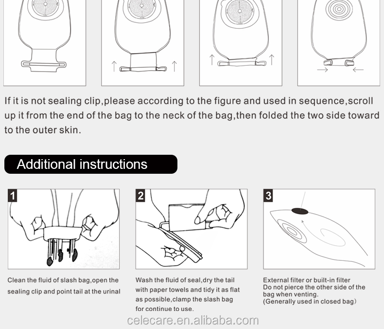 One-Piece Urostomy Bag Convatec Disposable Urostomy Bag