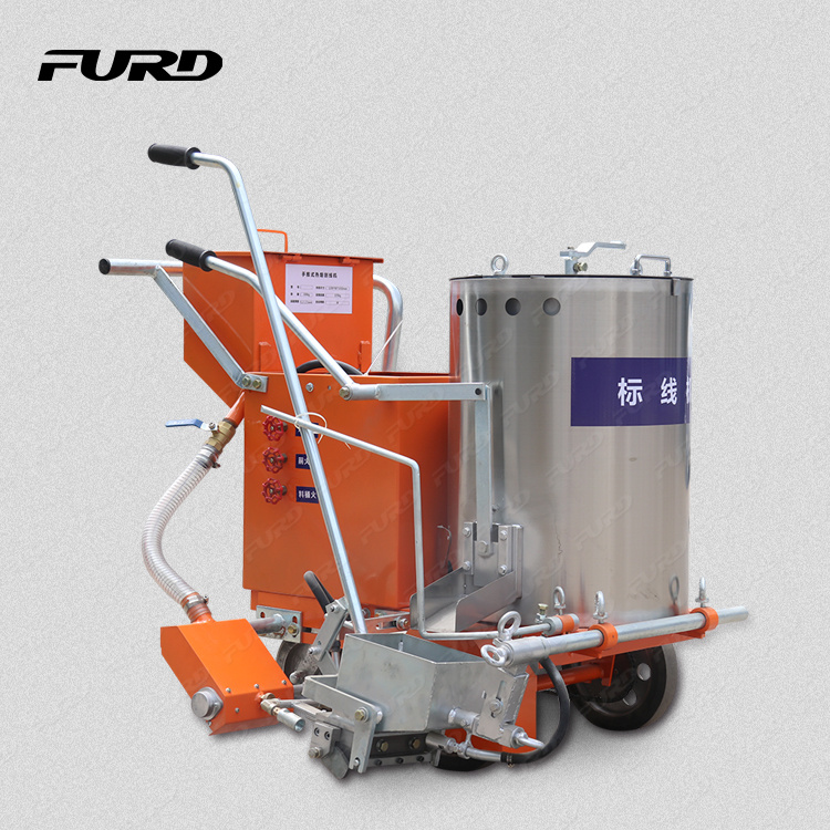 Operated Convenient Floor Line Painting Automatic Thermoplastic Road Marking Machine