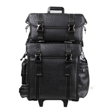 PU Leather Trolley 2 in 1 Beauty Hairdressing Case