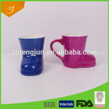 250ml Boot Shape Ceramic Mug For Christmas Holiday, High Quality Boot Shape Ceramic Mug