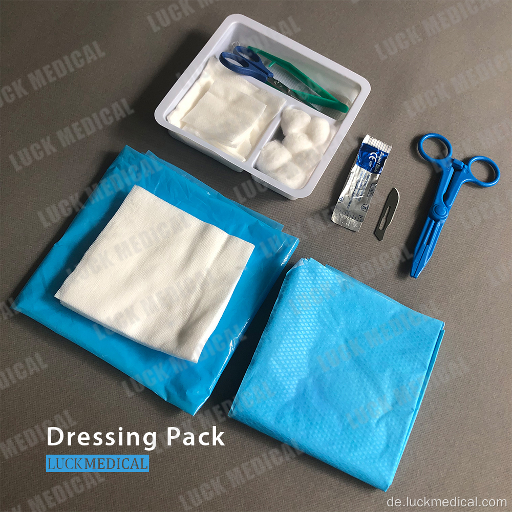 Wundpflege -Dressing Pack einzelner Gebrauch