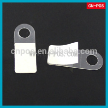 supermarket adhesive hang tab for hanging goods to show