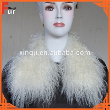 Mongolian lamb fur Real fur Collar