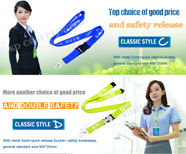 China wholesale custom promotional polyester sublimation printed neck lanyard for keys