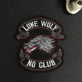 Jacket backing motorcycle embroidery patches biker badge