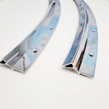 Bending Bright Silver Anodized CNC Machined Aluminum Profiles