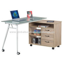 Revolvable Desk with CPU Storage Area