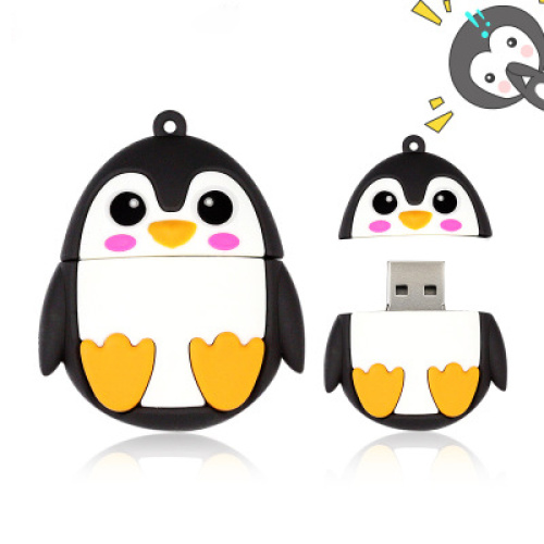 Unidad flash USB de animales de dibujos animados para niños