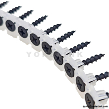 M3.5 M3.9 Black Coarse/Fine Thread Collated Drywall Screws 25mm 35mm 65mm