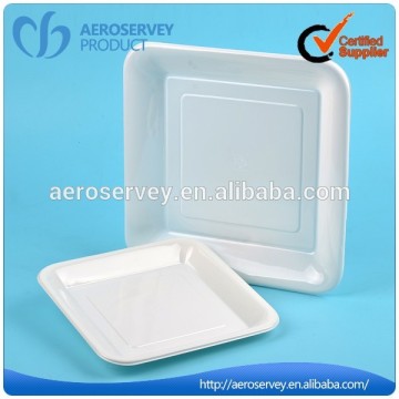 High quality hard disposable clear plastic party plates