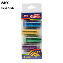 6 Color Glitter Powder Set for DIY Crafts and Handmade Decorations