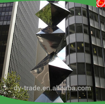 China Supplier Polished Outdoor Stainless Steel Metal Public Art Sculpture Decoration