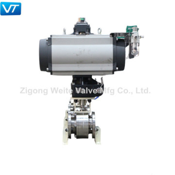 SS Air Actuated Ball Valve