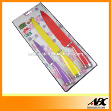 Stainless Steel Colorful Nonstick knife Knives
