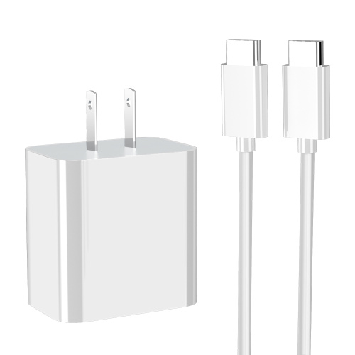 20W PD Charger with usb-c data cable