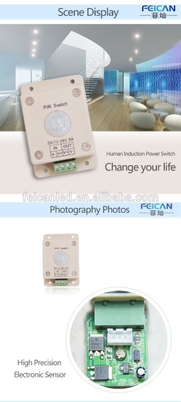 Wall Mounted Motion Sensor Light Switch