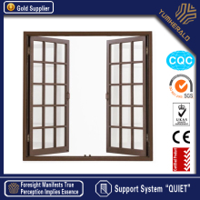 New Design Energy Efficient Double Glazing Glass aluminium bronze color window