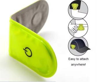 Magnetic Clip-On Safety Reflector Led Light For Jogging Cycling Clip On Led Light Led Clip Light Running