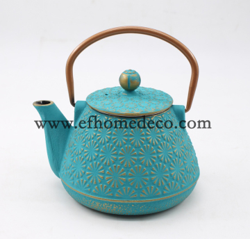 Cast iron enamel teapot sets