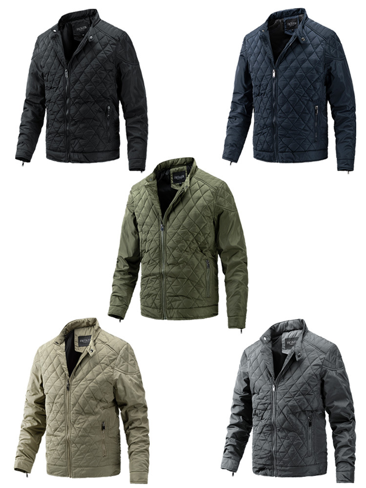 Осенне-зимняя мужская тонкая куртка-пуховик Autumn Winter Men's Slim Puffer Jacket