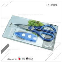 New style PP + TPR multifunctional kitchen scissors