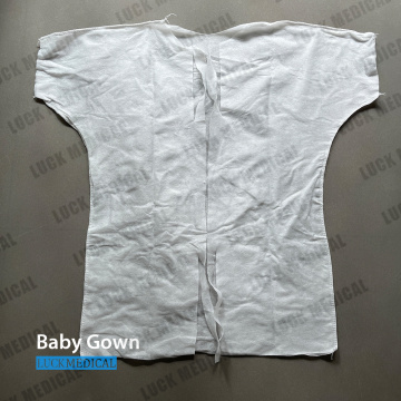 Vestido de bebé médico desechable recién nacido