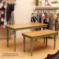 木製マルチサイズ小売店の家具のディスプレイテーブル