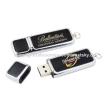 Custom Leather USB Drive, Supports Windows 98SE, Me, 2000, XP, OS 9.X, Mac OS X and Linux 2.4.X OS