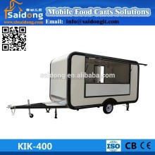 NEW style CE approval Hot dog trailer Hot dog vending trailer Hot dog vending cart