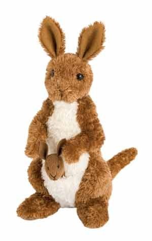 Christmas stuffed plush toy kangaroo , Christmas kangaroo soft plush toy