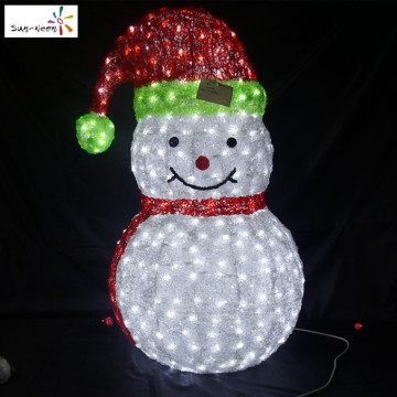 LED lighting craft christmas snowman decorations